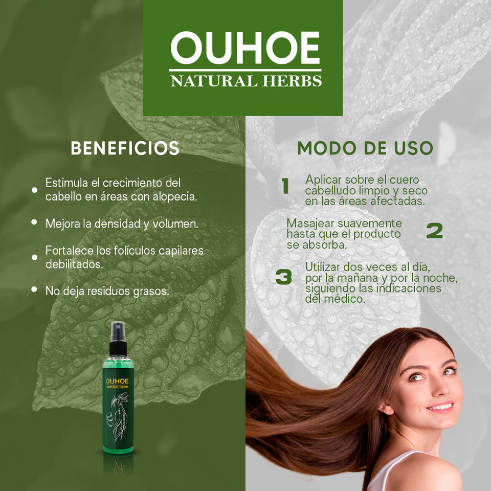 ELIXIR PARA EL CRECIMIENTO DEL CABELLO - OUHOE 100 ML