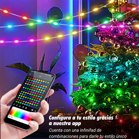 LUCES DE NAVIDAD RGB A PRUEBA DE AGUA